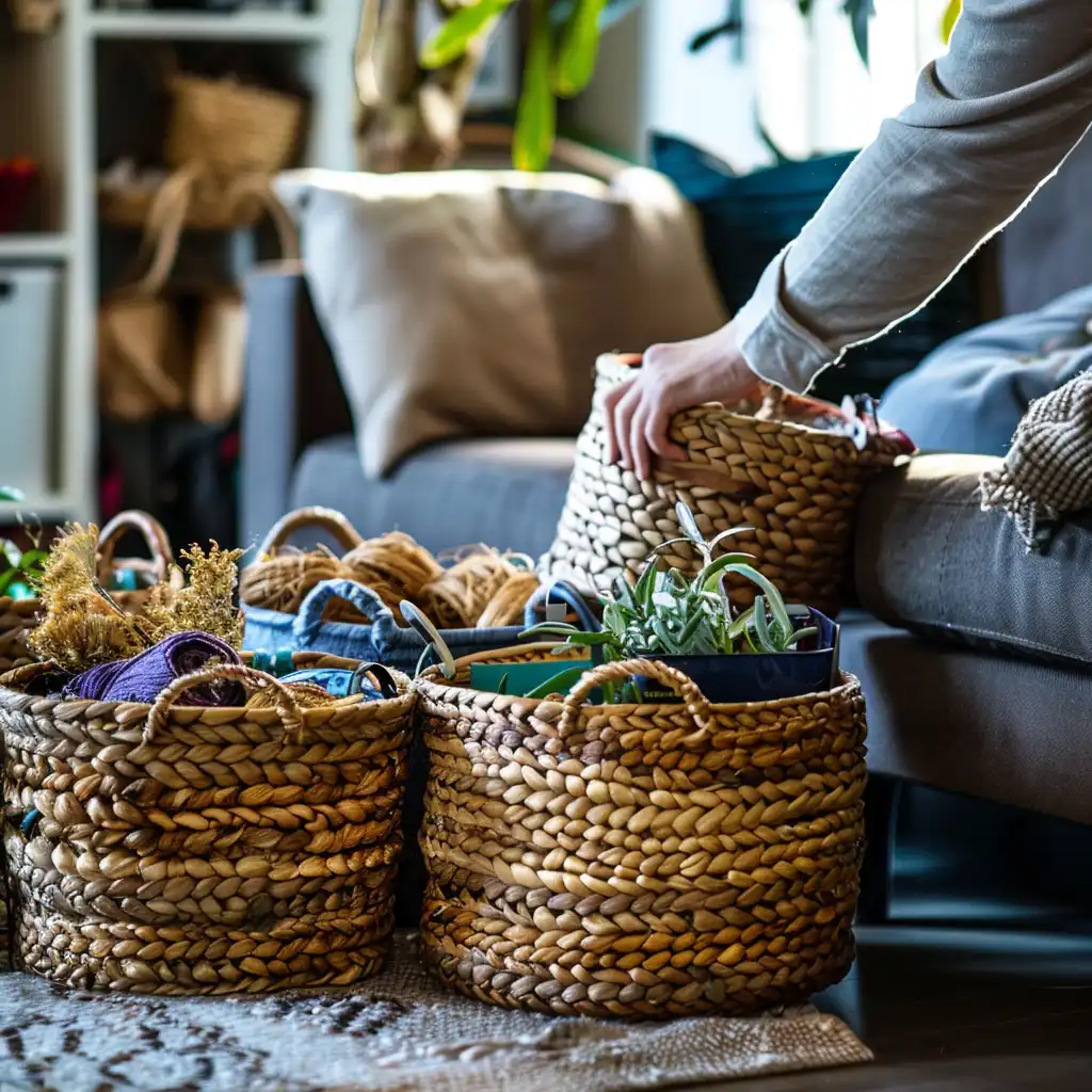Creatief met kratten: alternatieven voor mandjes